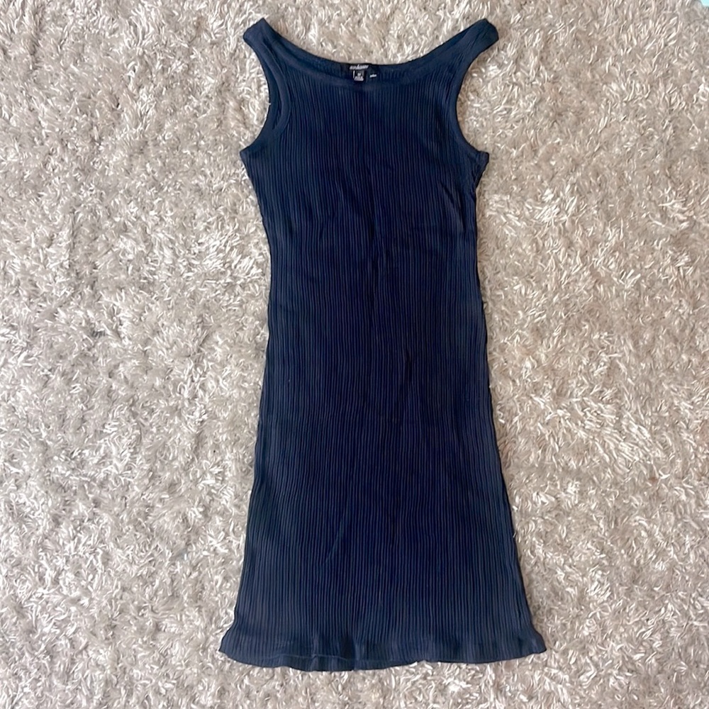 Navy blue, Skin tight dress